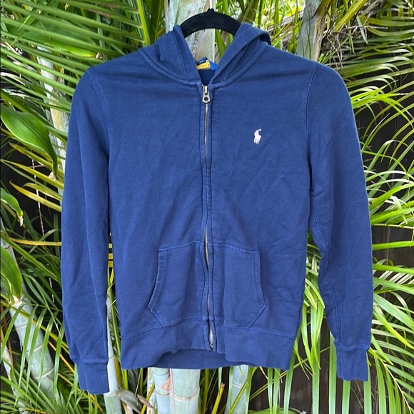 POLO RALPH LAUREN Big Girls French Terry Hoodie Jacket size large (14/16) - Picture 2 of 9